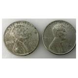 1943 D Steel Wheat Pennies