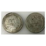 1943 D Steel Wheat Pennies