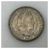 1892 SILVER Columbian Commemorative Half Dollar