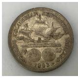 1893 SILVER Columbian Commemorative Half Dollar