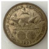 1893 SILVER Columbian Commemorative Half Dollar