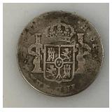 1811 SILVER Mexico 2 Reales Coin