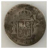 1811 SILVER Mexico 2 Reales Coin