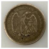 US 1875 -S Twenty Cent Piece