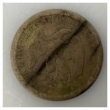 US 1875 -S Twenty Cent Piece