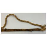 RARE Collectors Antique Early 19Th Century Lacebark Whip