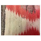 Vintage Woven Navajo Saddle Blanket 21" x 39 1/2"