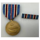 Vintage Military Metals One With Ribbon And One In Original Box & More