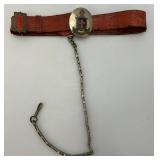 Vintage MASONIC Knights Templar Sword Clasp, Chain, Buckle And Belt
