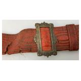 Vintage MASONIC Knights Templar Sword Clasp, Chain, Buckle And Belt