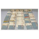 Misc. Postcards And Envelopes And Stamps