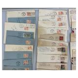 Misc. Postcards And Envelopes And Stamps