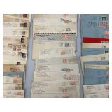 Misc. Postcards And Envelopes And Stamps