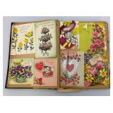 Vintage Scrap Book With Vintage Valentines And More