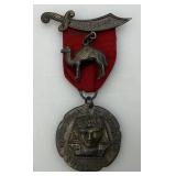 1908 Collectible US Shriners Medal And Ribbon
