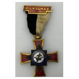 1905 MILWAUKEE Grand Commandery Wisconsin Medal