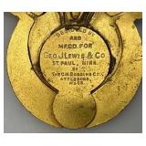 1908 Milwaukee Wisconsin Shriners St. Paul Temple Pin