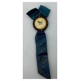 Antique Masonic Pin With Ribbon