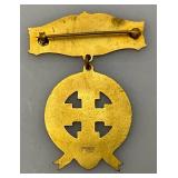 Antique 1913 MASONIC Fiftieth Anniversary Wisconsin Cosistory Valley Milwaukee Pin