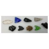 Misc. Glass & Stone Arrow Heads