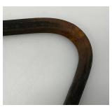 Antique Cast Iron Dinner Triangle 12"