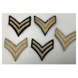 Vintage Silver Plated Box With Military Patches And More