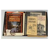 Vintage Minnesota Scrap Book With Misc. Minnesota Items