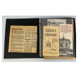 Vintage Minnesota Scrap Book With Misc. Minnesota Items