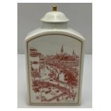 Vintage B&G Denmark Porcelain Tea Jar With Lid