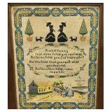 Antique Needle Point, Framed Items And More