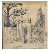 Antique Needle Point, Framed Items And More