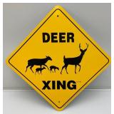 DEER XING Sign 12"
