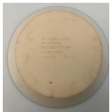 VERY RARE Bennington Potters "Pintails" Ducks Plate 10 1/2" Bennington Vermont #1669 YA White Agate Pottery (Nice Condition)