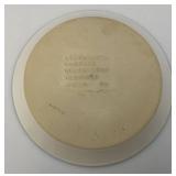 VERY RARE Bennington Potters "Canvas Back" Ducks Plate 10 1/2" Bennington Vermont #1669 YA White Agate Pottery (Nice Condition)