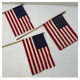 Misc. Small Flags Including 48 Star Flag And More