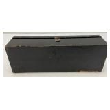 Very Old Chinese Lacquered Box 12" x 4" x 3"