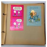 Vintage Scrapbook With Misc. Vintage Baby Items