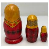 Vintage Russian Matryoshka Nesting Dolls Largeest 4 1/2"