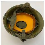 Vietnam War M1 Helmet W/Capac Liner And Camo Cover