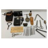 Misc. Vintage Collectibles Including Nut Cracker, Sony Radio, Camera And More