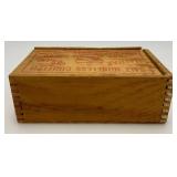 Two Vintage Wooden Halifax Salted Boneless Codfish Boxes