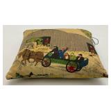 Two Vintage Christmas Forset Fragrance Snowville NH Pillow Litho One With Original Tag