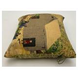 Two Vintage Christmas Forset Fragrance Snowville NH Pillow Litho One With Original Tag