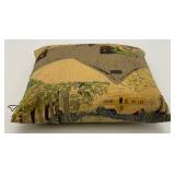 Two Vintage Christmas Forset Fragrance Snowville NH Pillow Litho One With Original Tag