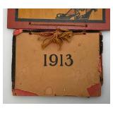 1913 Wooden Sign "Votes For Women" With Calendar