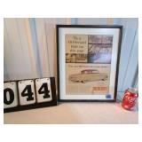 Mercury 1953 Woodsege Framed Advertisement