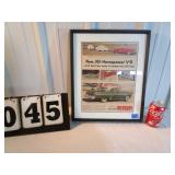 Woodsedge 1964 Mercury Framed Ad