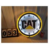 Caterpillar Neon Wall Clock