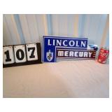 Heavy Metal Lincoln-Mercury Sign