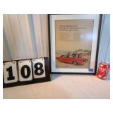 Woodsedge Framed Mercury Montego Sales Flyer